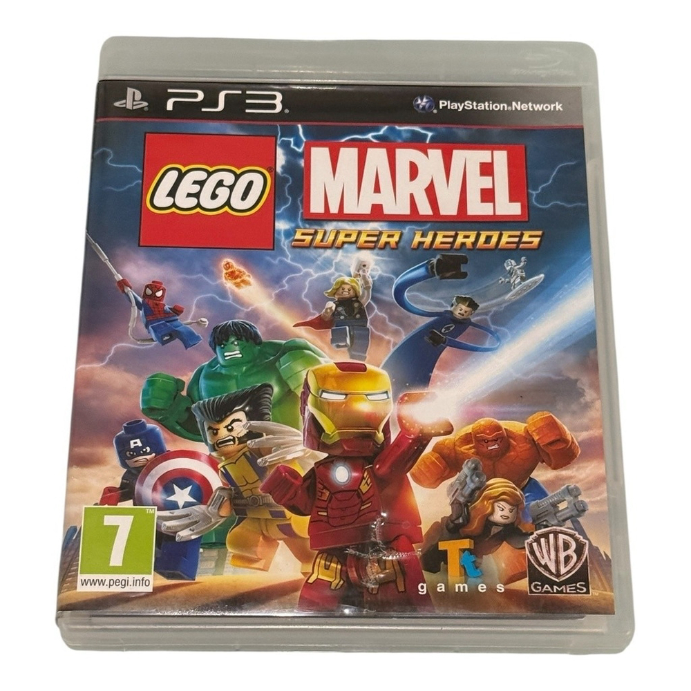 LEGO Marvel Super Heroes PS3 Video Game Complete with Manual Action Adventure